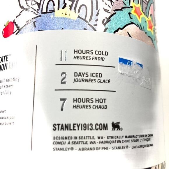 Pink Stanley Quencher Travel Tumbler New Flowstate 40oz Monster Mug - Picture 5 of 9